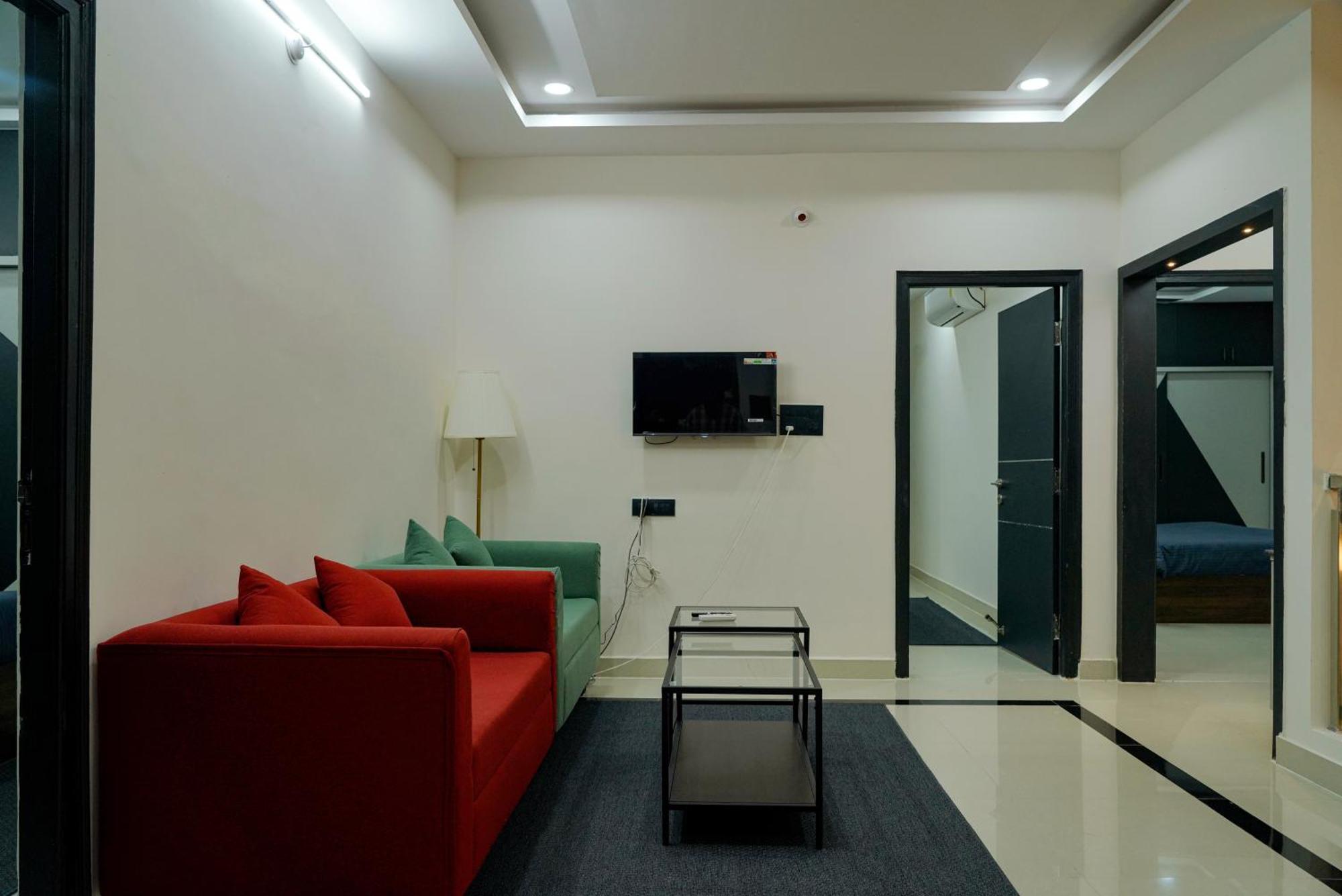 N Cube Serviced Apartments Haiderabad Buitenkant foto