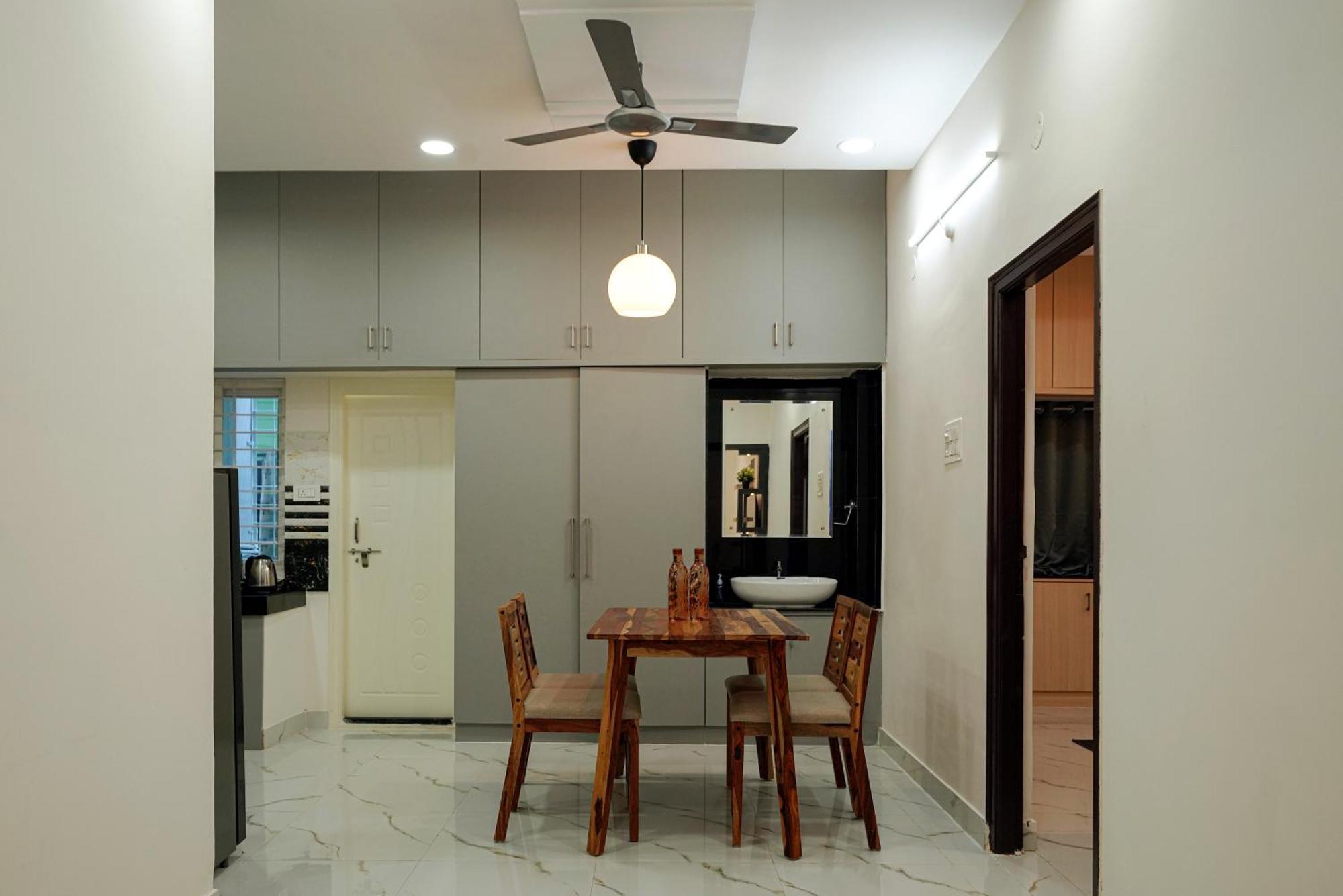 N Cube Serviced Apartments Haiderabad Buitenkant foto