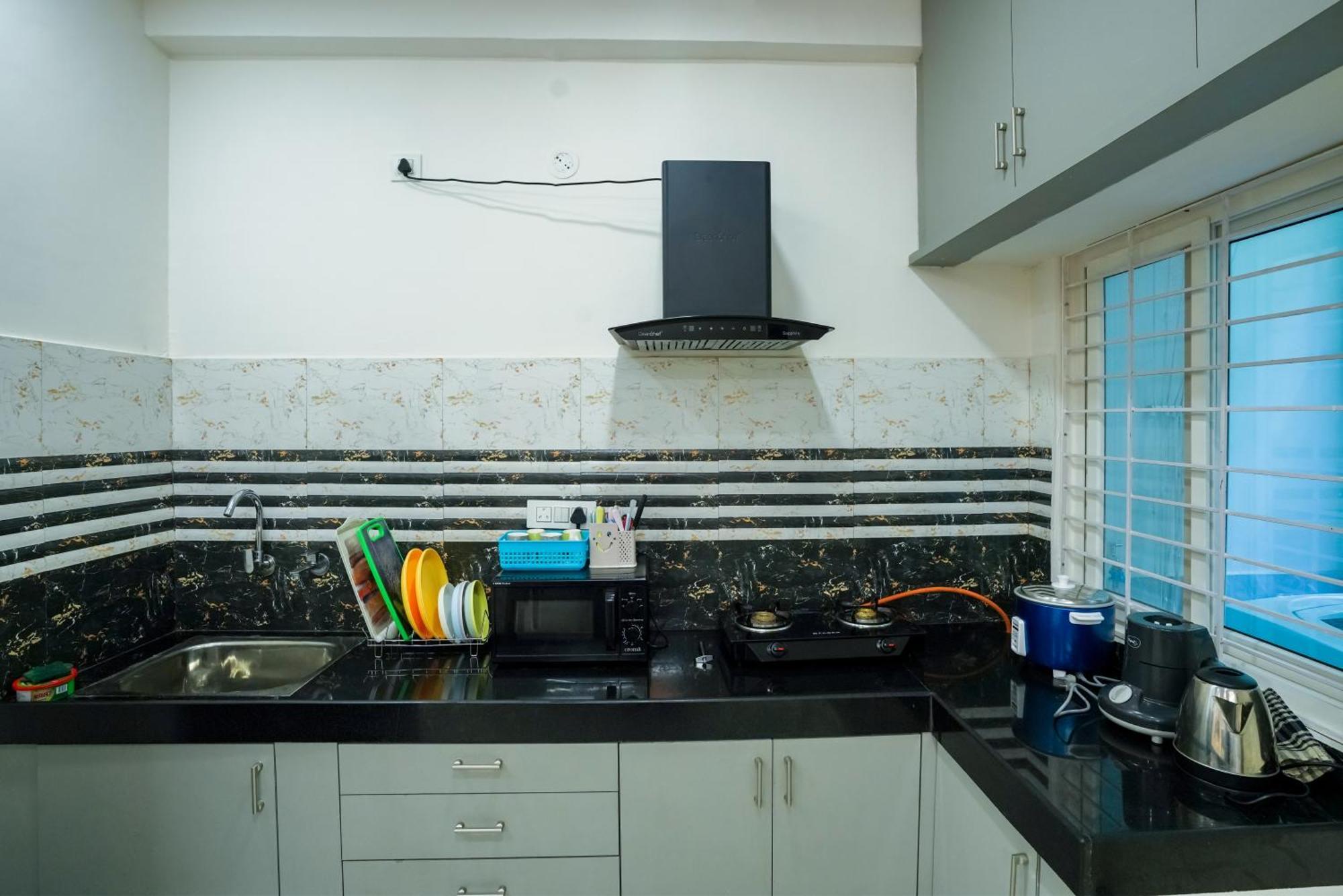 N Cube Serviced Apartments Haiderabad Buitenkant foto