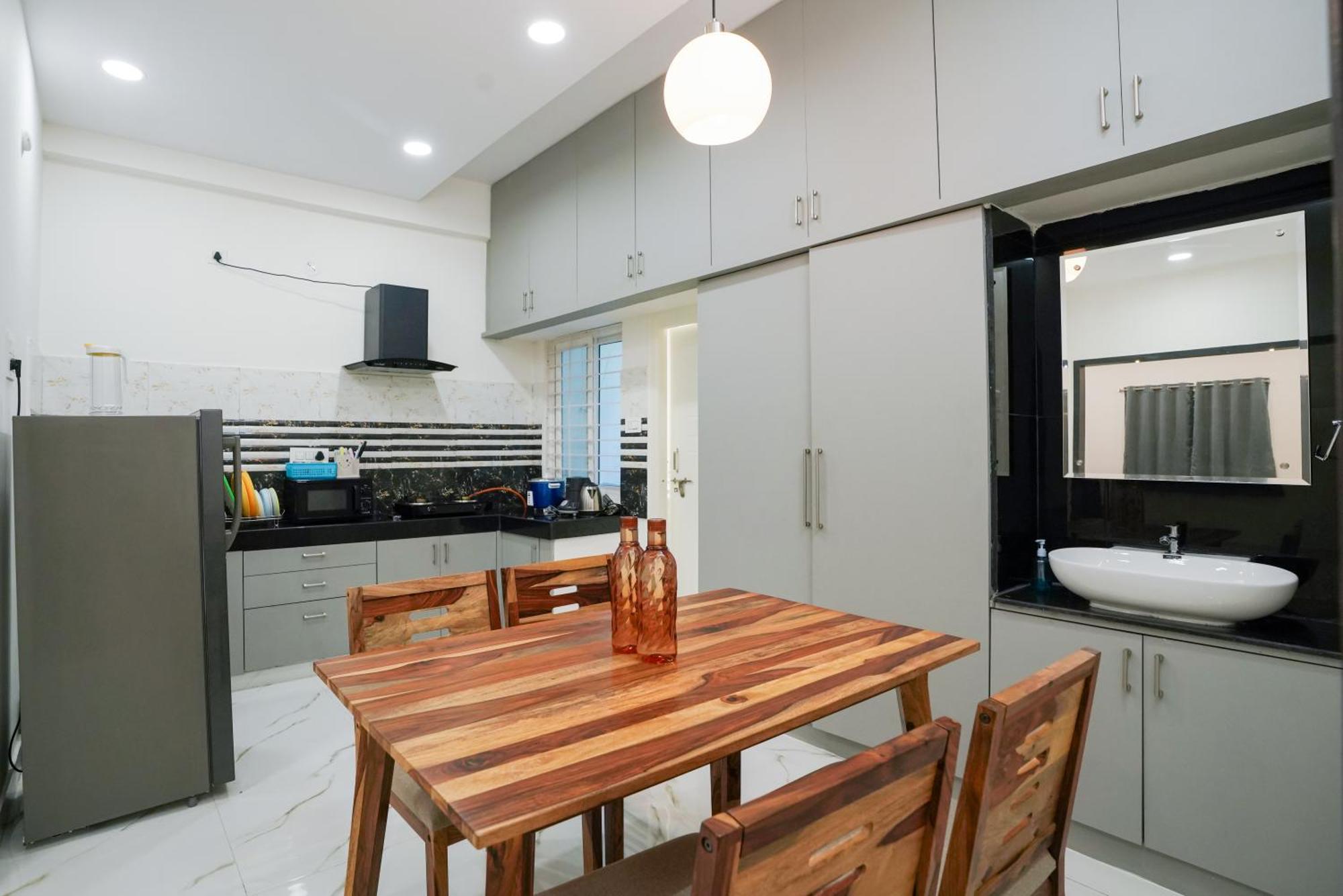 N Cube Serviced Apartments Haiderabad Buitenkant foto